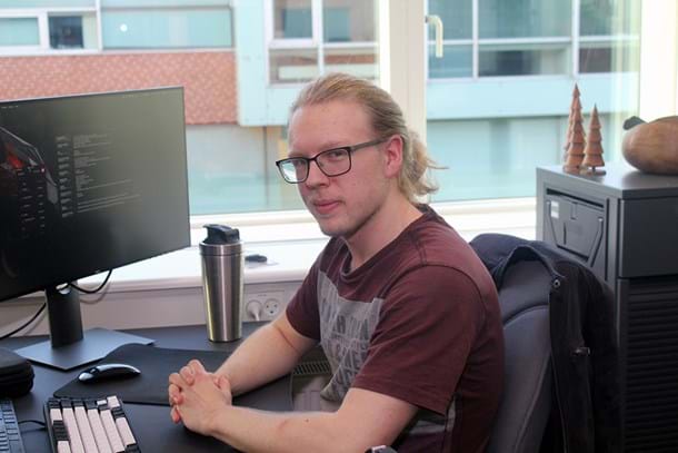 Mike Frederiksen, datatekniker-lærling hos Netic
